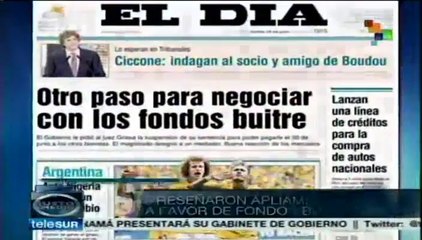 Argentina continúa su lucha contra los "fondos buitre"