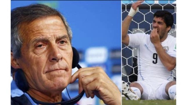 El 'Maestro' Tabárez defendió con furia a Luis Suárez