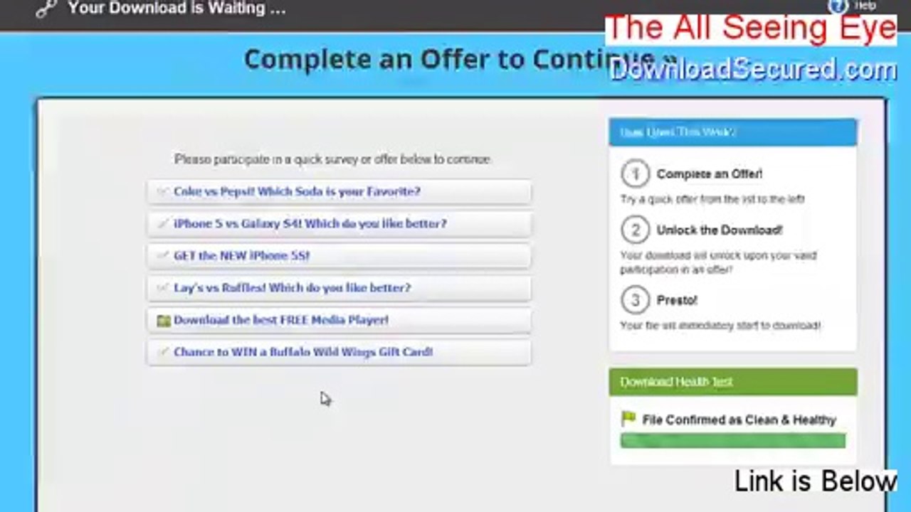 The All Seeing Eye Free Download - Instant Download