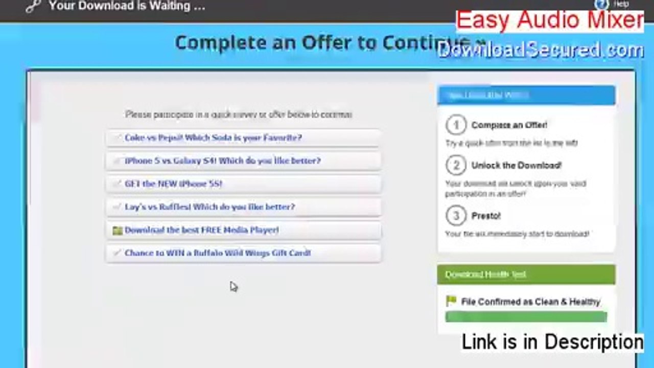 Easy Audio Mixer Free Download - Risk Free Download (2014)