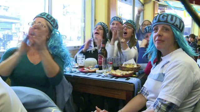 Uruguay's 1-0 win over Italy sets off party in Montevideo