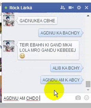 ROCK LARKA KE TUFNI CHODI :D PART 3 :3) BEHN CHOD MUJY VEDIO ME ID USR BOL DIA LOLX