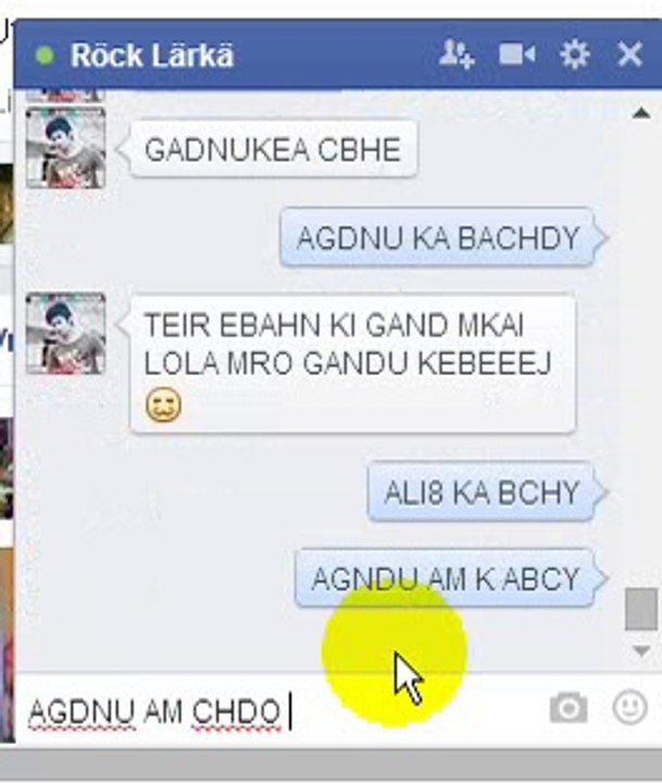 ROCK LARKA KE TUFNI CHODI :D PART 3 :3) BEHN CHOD MUJY VEDIO ME ID USR BOL DIA LOLX