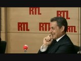 Laurent Gerra imite Nicolas Sarkozy présent dans les studios d'RTL