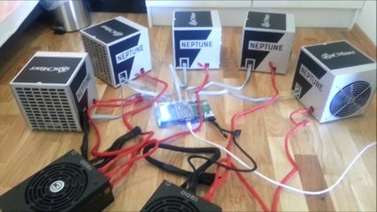 3TB KnCMiner Neptune unboxing and installing