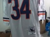 Chicago Bears #34 Walter Payton White Throwback jerseys