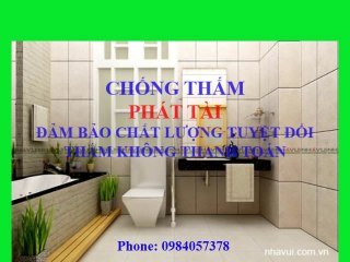 Thi công chống thấm tại TPHCM  0984057378