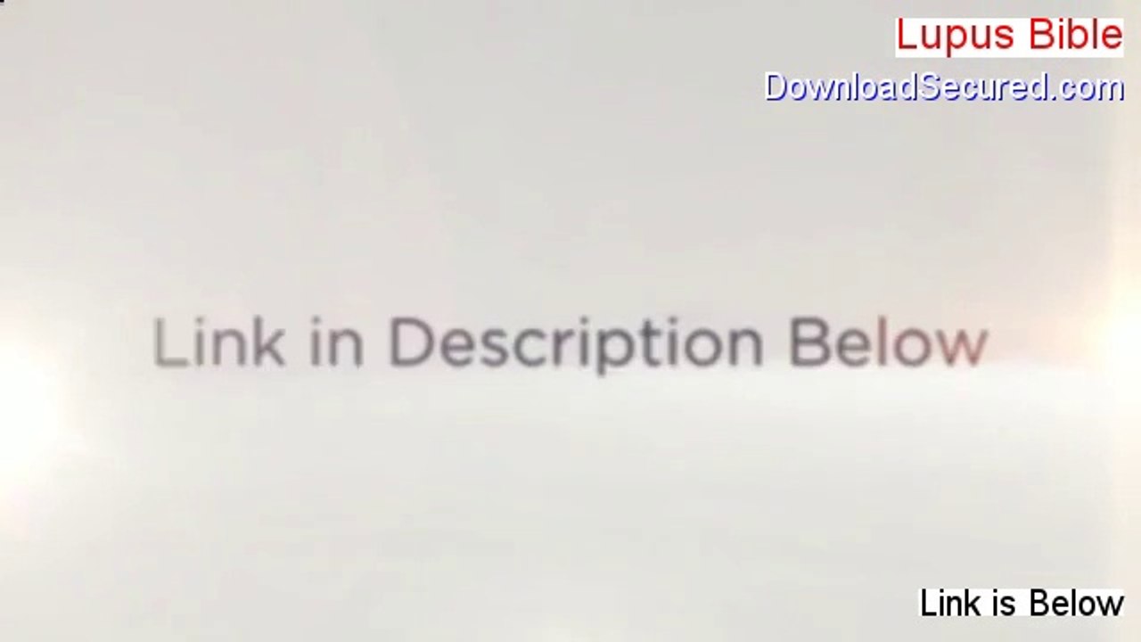 Lupus Bible Download Free [Download PDF]