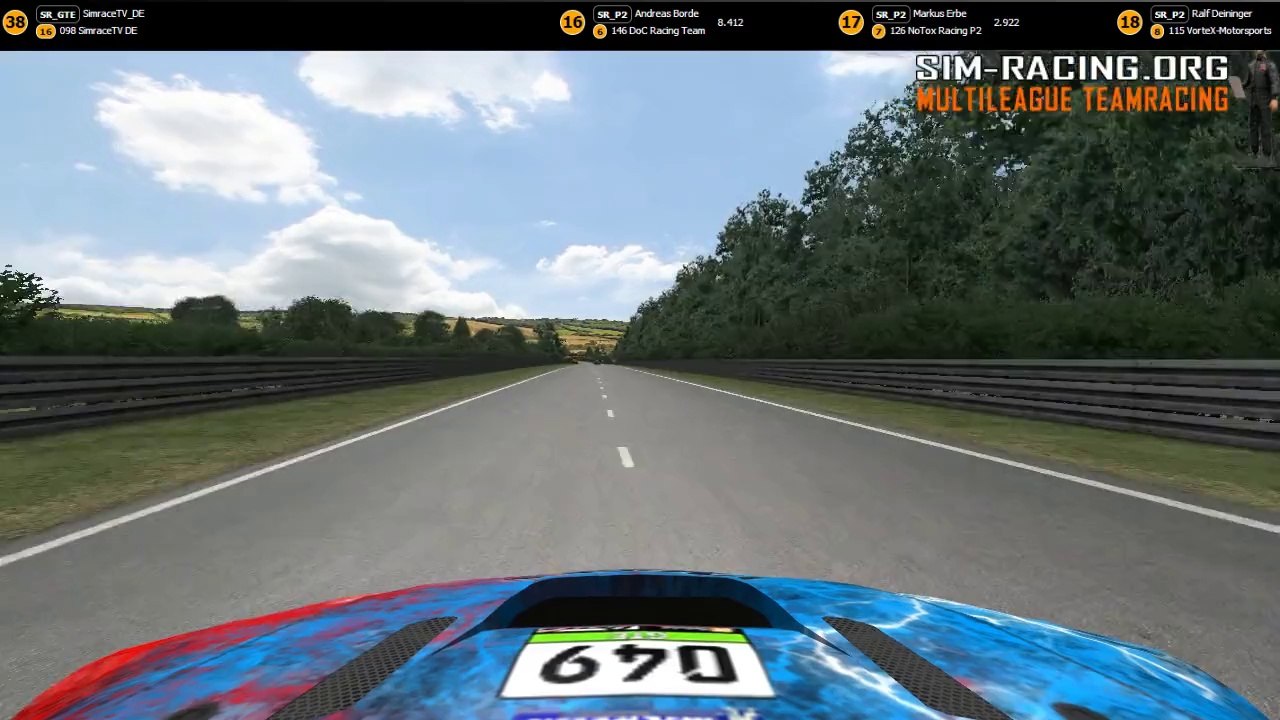 SR 24h de la Sarthe - Testrace 5 - Spanish