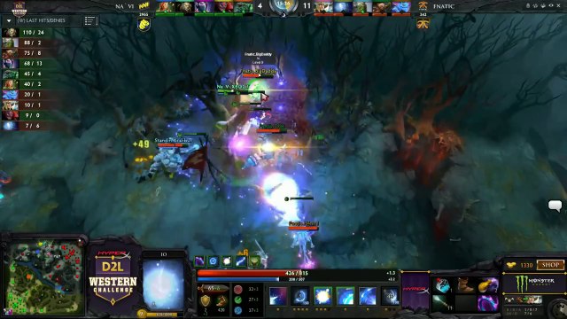 HyperX D2L Western Challenge Playoffs - Na'Vi vs Fnatic (Game 1)