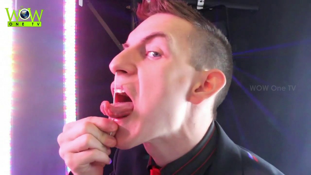 Amazing Trick - Paper Clip Through Tongue - *Warning Do Not Attempt*