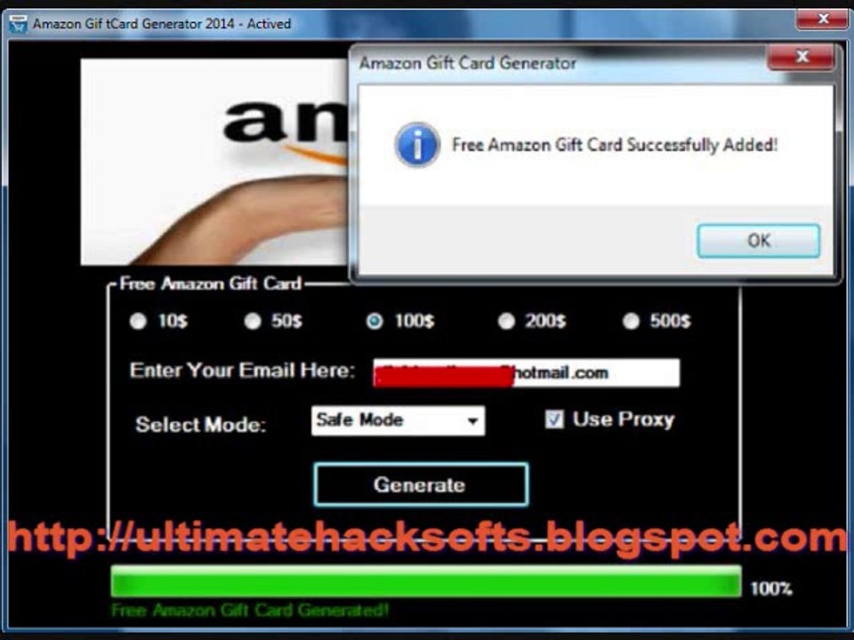 Amazon Gift Card Generator 2014