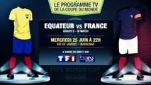 Equateur - France, Nigeria - Argentine... Le programme TV du jour !