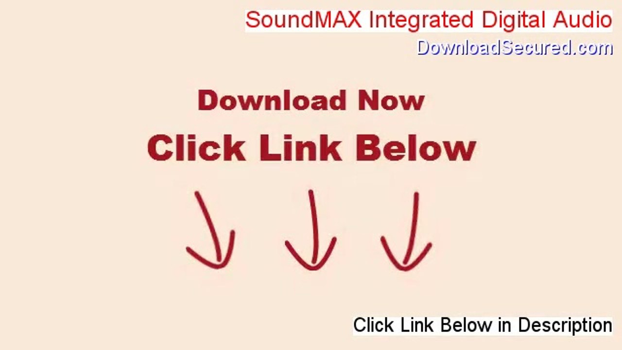 SoundMAX Integrated Digital Audio Download Free [Download Trial 2014]