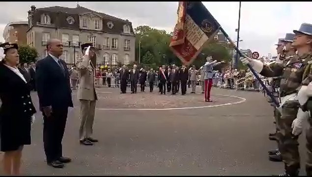 Kader Arif , secrétaire d'Etat aux Anciens combattants de passage à Verdun
