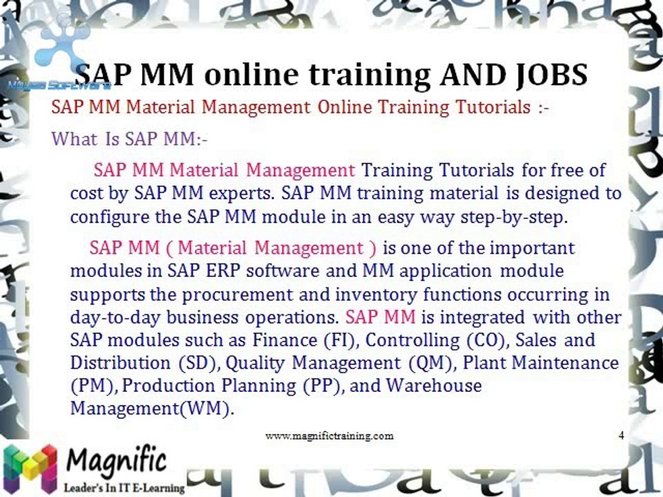 Sap MM Online Training Live Demo In DENMARK,DUBAI