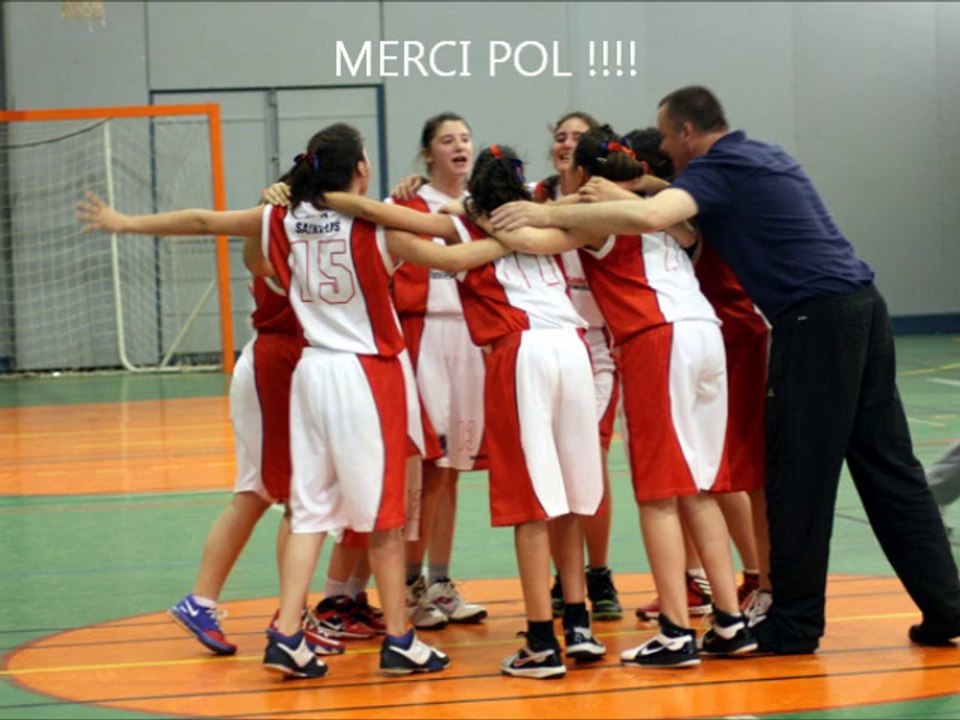 Remerciements filles pour année SLOB benjamines 2013-2014