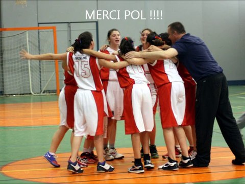Remerciements filles pour année SLOB benjamines 2013-2014