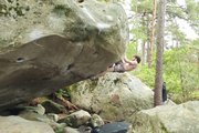 Jimmy Webb in Forest of Fontainebleau, France - Climbing