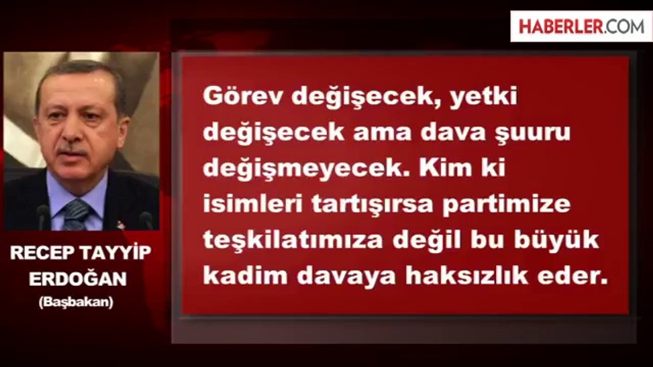 Başbakan: Gül İle Köşk İçin Son Bir Görüşmemiz Olacak