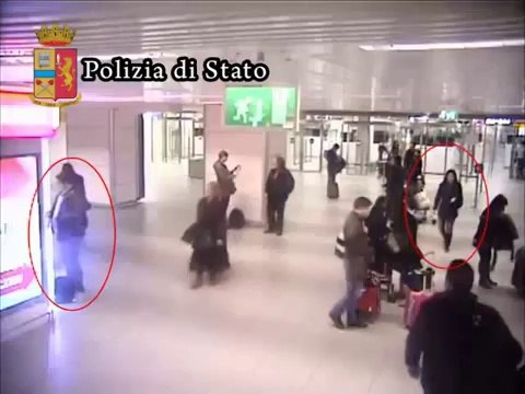 Roma - Arresti per immigrazione clandestina a Fiumicino (25.06.14)