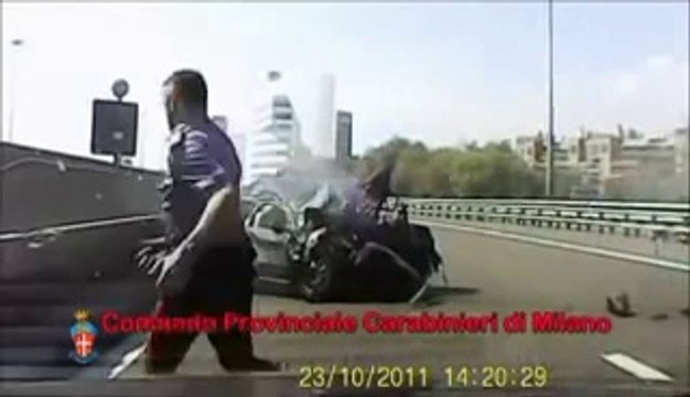 San Donato Milanese (MI) - In fuga a 170 all'ora uccidono architetto Paolo Armenise (13.06.14)