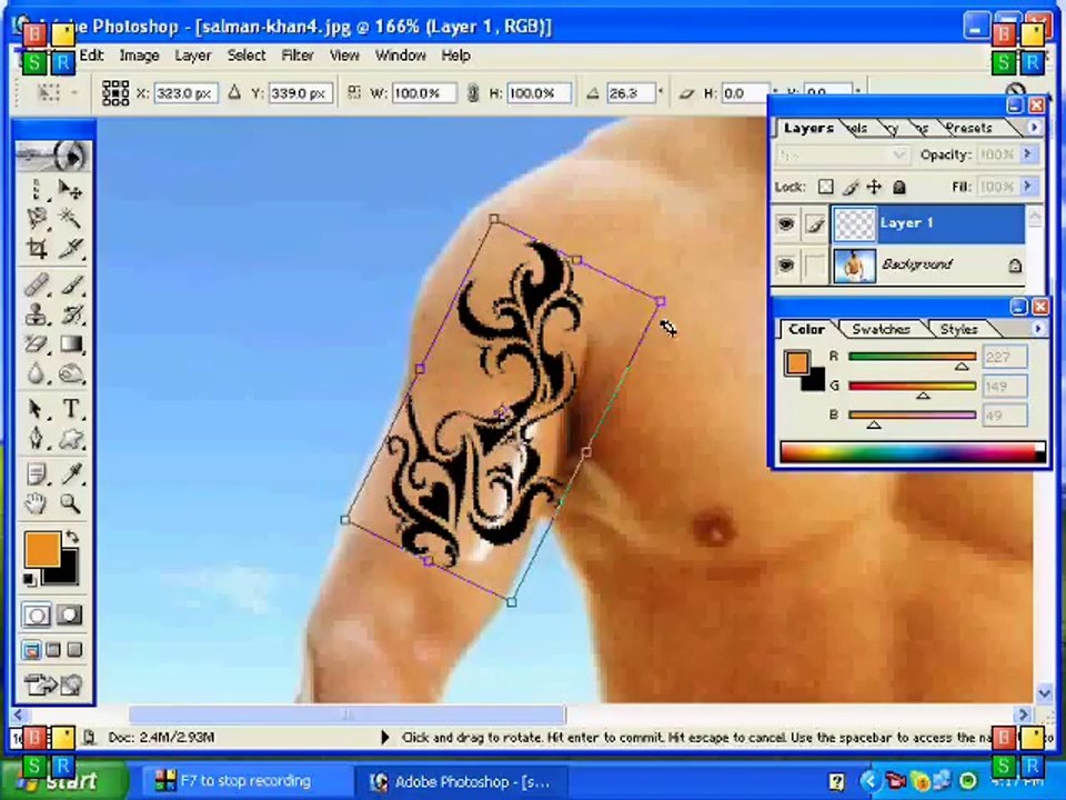 Photoshop 7 Tutorial Urdu Part 7
