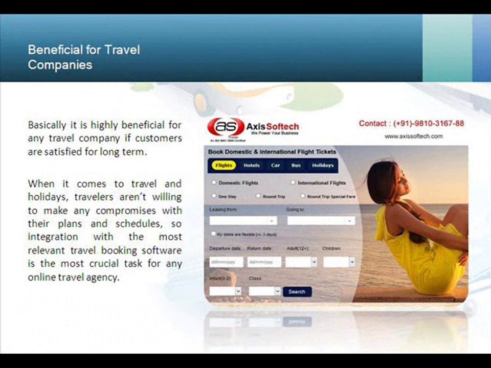 Axis Softech - Travel Reservation Software, Travel Portal Development