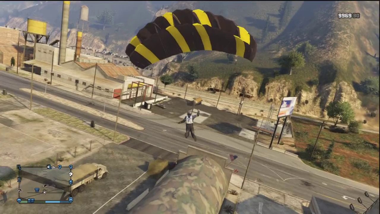 GTA Online - Saut en Parachute