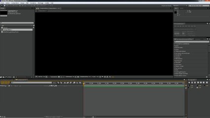 After Effects tuto facile 2 Fusion Ecran