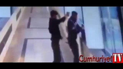 Şüpheli, polisi başından böyle vurdu