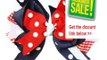 Cheap Deals 4.5' Red/Navy/White 4th of July Polka Dots and Grosgrain Patriotic Hair Bow Review