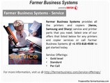 Xerox Printer Parts, Copiers and Services – Farmer Business Systems