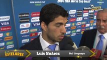 Luis Suárez negó haber agredido a Giorgio Chiellini