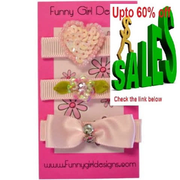 Cheap Deals No Slip Beaded Heart Children's Hair Clip Set Review