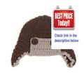 Cheap Deals judanzy Brown Aviator Crochet Knit Hat for Baby Boys Review