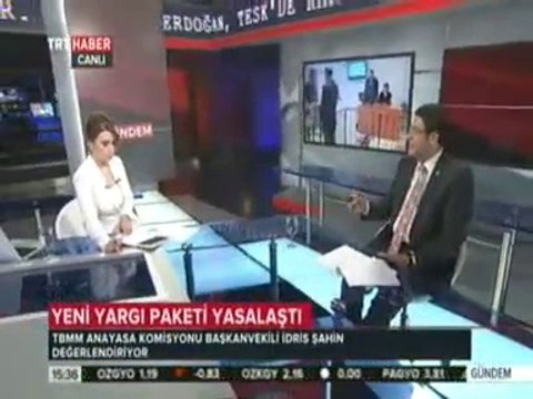 TBMM Anayasa Komisyonu Başkan Vekili İdris ŞAHİN, Yeni Yargı Paketi Değerlendirmesi