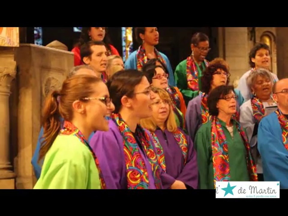 Les Gospel Colors chantent pour l'Etoile de Martin