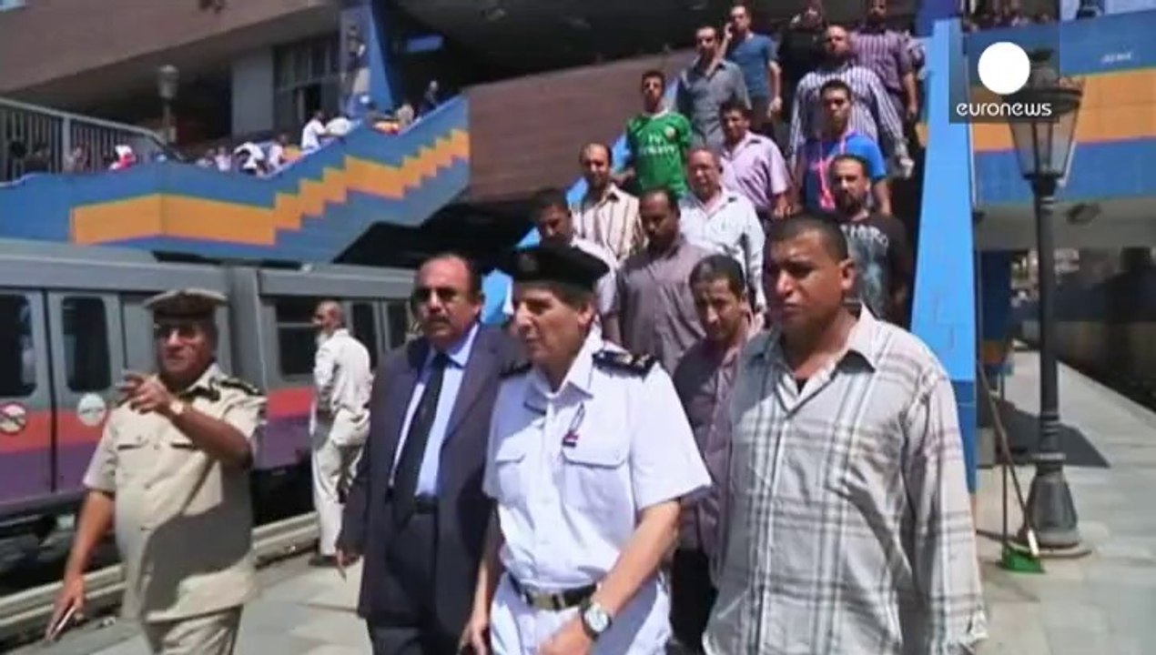 Egipto: más miedo que daño en el metro de El Cairo