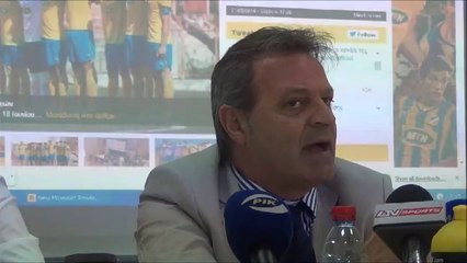 Πετρίδης για Ντε Βινσέντι 25-06-2014