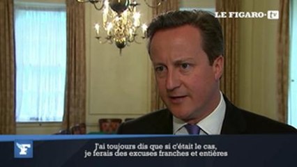 Écoutes illégales : David Cameron s'excuse d'avoir embauché Andy Coulson