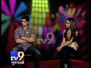 Ek Villain's Star Cast Sidharth Malhotra and Shraddha Kapoor at Tv9 Studio