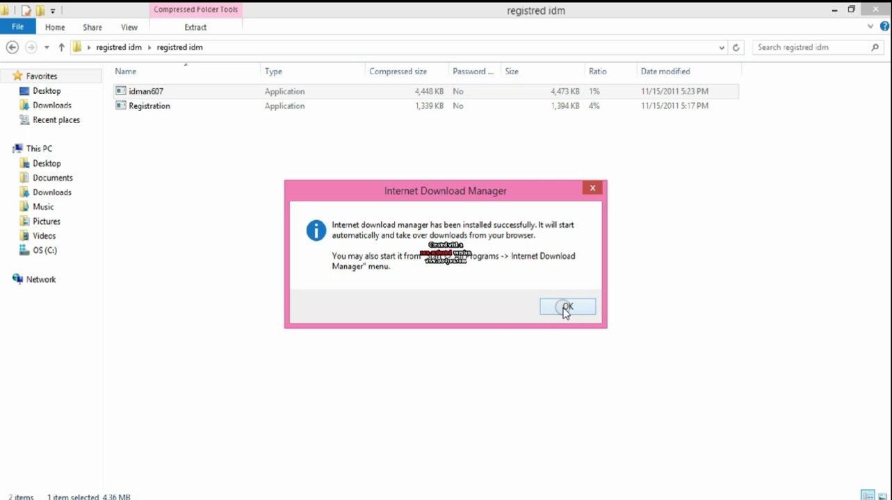 HOW TO REGISTER / CRACK IDM , 100% LIFE TIME REGISTERED INTERNET DOWNLOAD MANAGER window 8