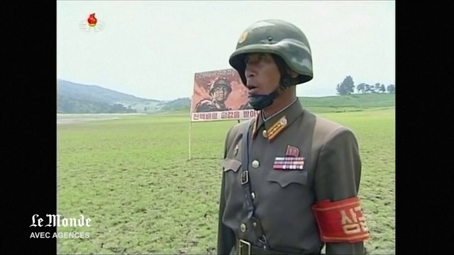 L'armée nord-coréenne s'entraîne sur des cibles de soldats américains