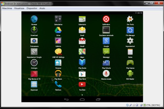 Android-x86 Kit Kat v-4.4 PC-RC2 live CD/USB.iso-Multilanguage