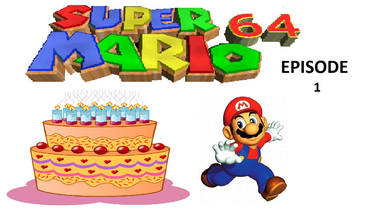 WT Super Mario 64 (1) " Bowser a kidnappé le gâteau >:O !! "