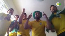 Vai começar a festa! Brasileiros mostram gritos para apoiar Seleção