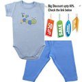 Cheap Deals Hudson Baby Organic Bodysuit and Pant Set Review