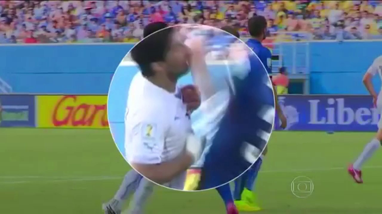 Suarez Bite Hattrick