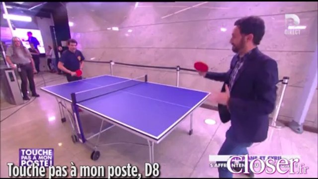 Stephane Plaza bat Cyril Hanouna au ping pong